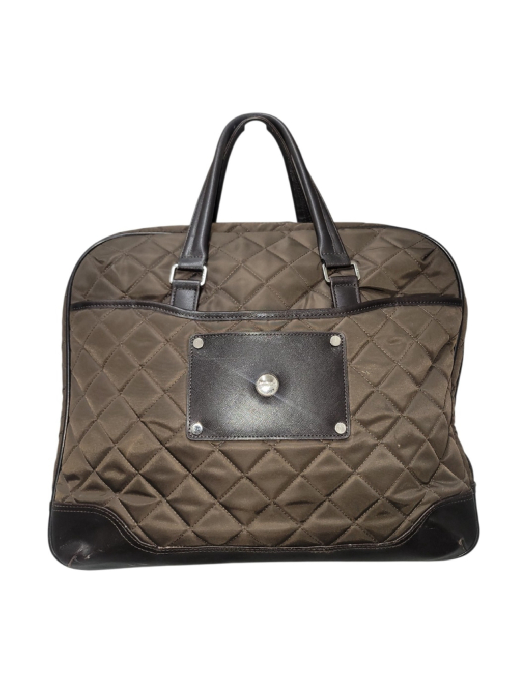 Knomo Bloomsbury Quilted Serra 15" 5-Compartment Wheeled T-Bar Handle Carry-on